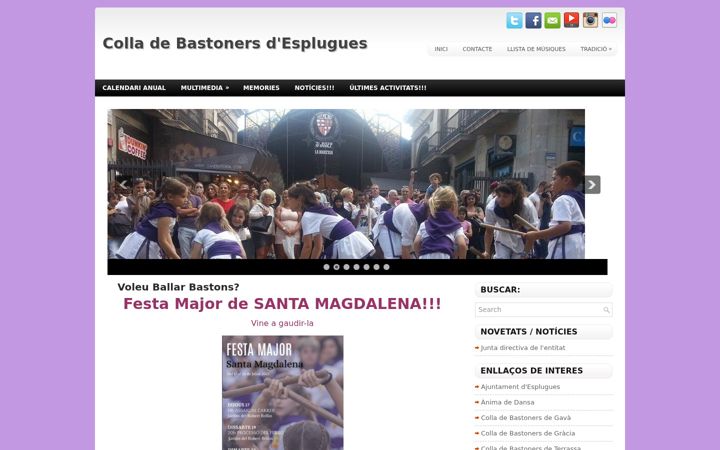 Screenshot of bastoners-esplugues.cat