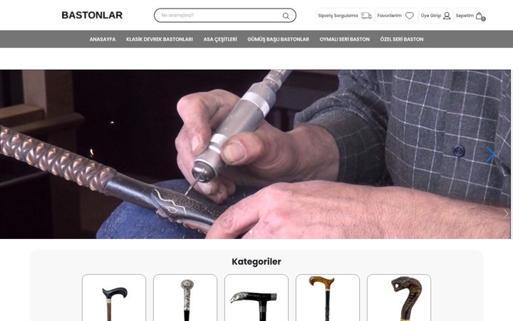 Screenshot of bastonlar.com