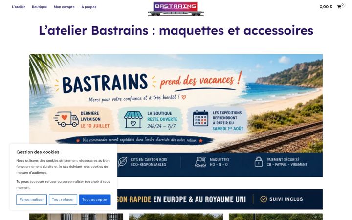 Screenshot of bastrains.shop