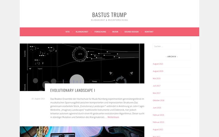 Screenshot of bastus.de
