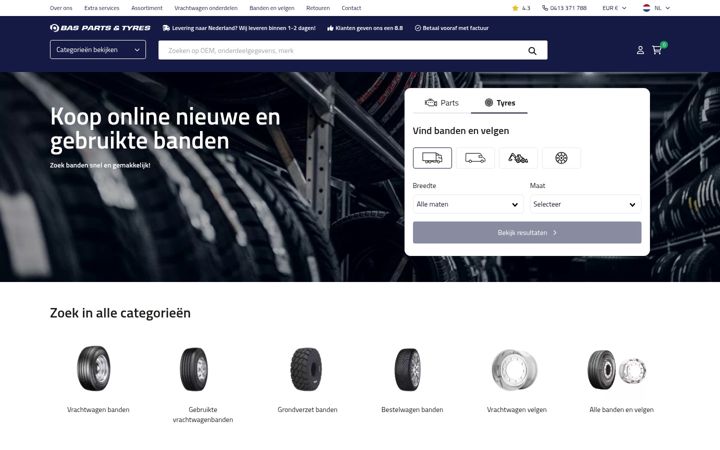 Screenshot of bastyres.com
