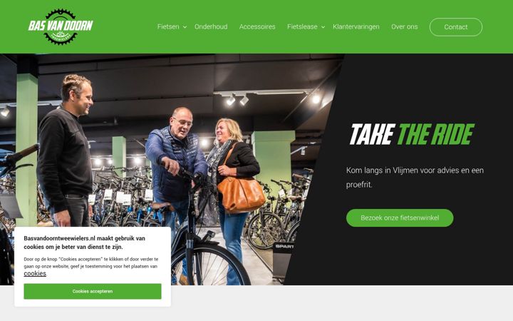 Zrzut ekranu basvandoorntweewielers.nl