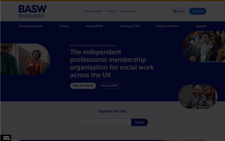 Screenshot of basw.co.uk