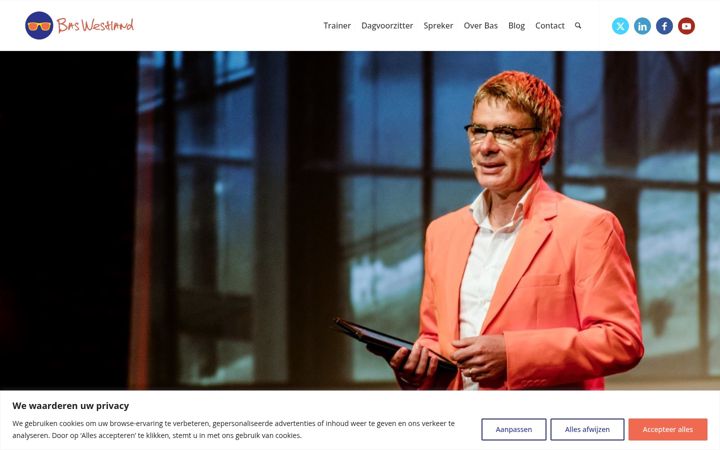 Screenshot of baswestland.com