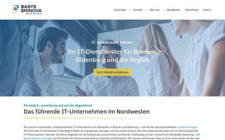 Screenshot of basys-brinova.de