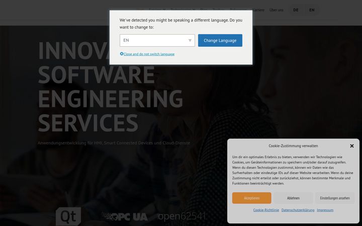 Screenshot of basyskom.de
