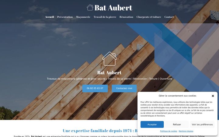 Ekrānuzņēmums no bat-aubert.fr