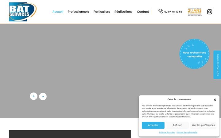Екранна снимка на bat-services-56.fr