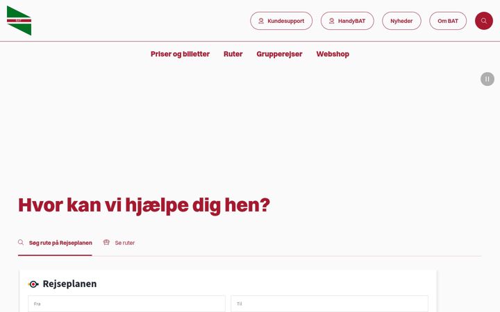 Screenshot of bat.dk