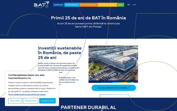 Screenshot von bat25.ro