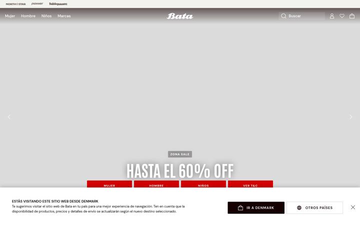 Screenshot of bata.com.co