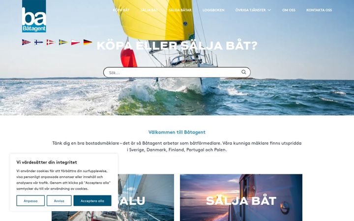 Screenshot of batagent.se
