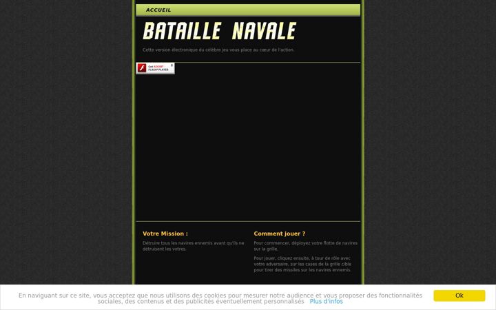 Screenshot of bataillenavale.fr