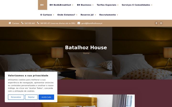 Screenshot of batalhozhouse.pt