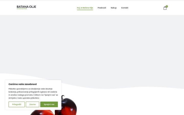 Screenshot of batanaolje.si