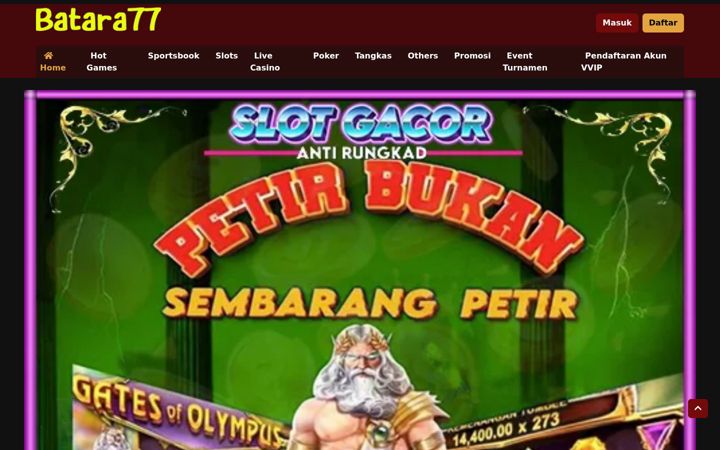 Screenshot of batara77.net