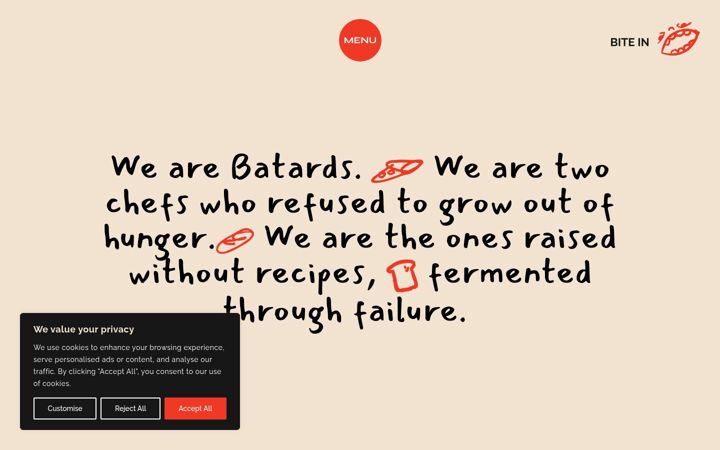 Screenshot of batard.gr
