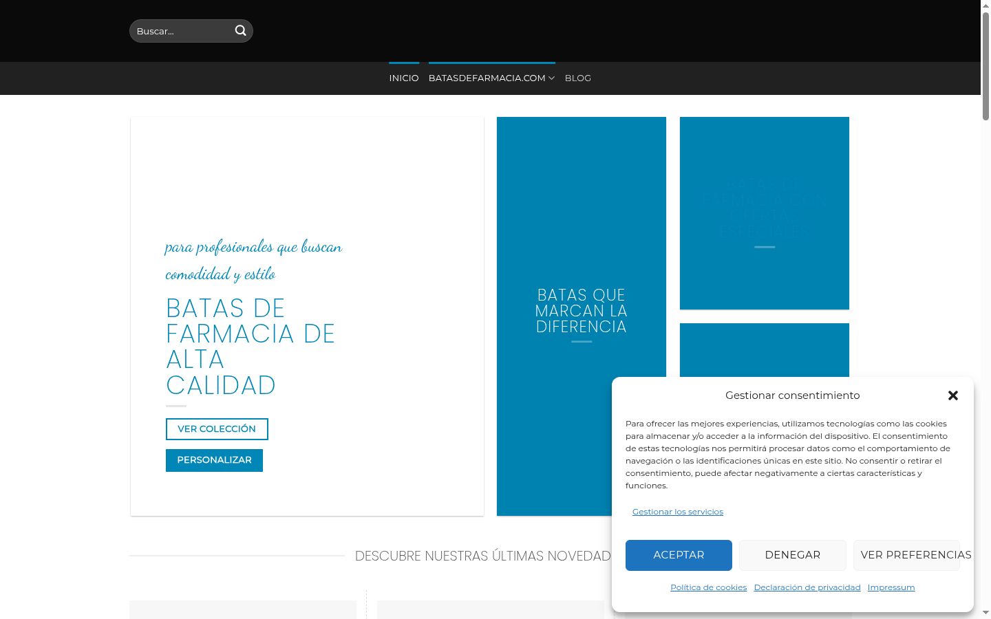 Screenshot tal-banner tal-kunsens muri qabel kwalunkwe interazzjoni