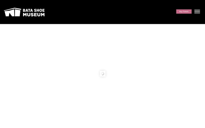 Screenshot von batashoemuseum.ca