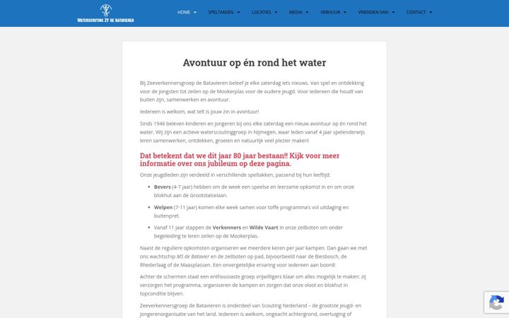 Screenshot of batavieren.com