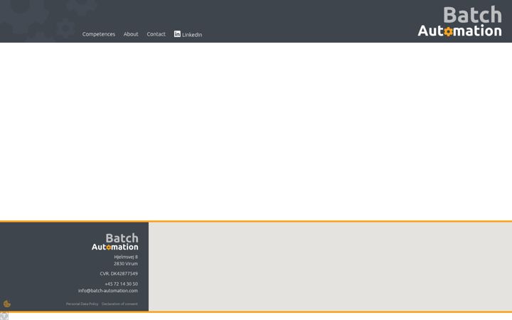 Screenshot of batch-automation.dk