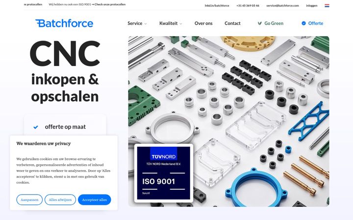 Screenshot of batchforce.com