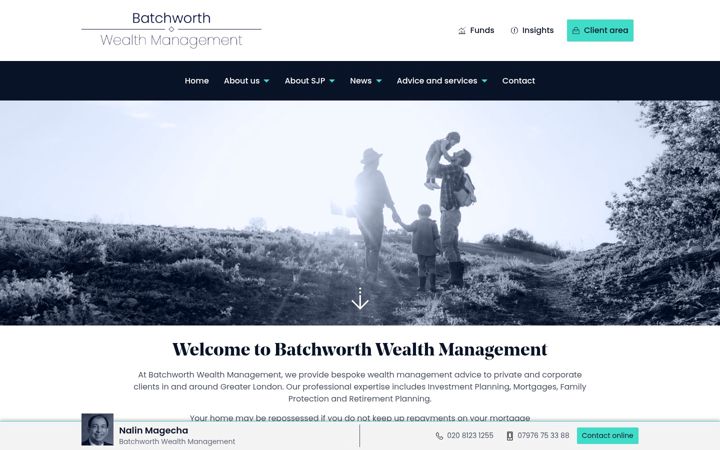 Zrzut ekranu batchworthwealth.co.uk