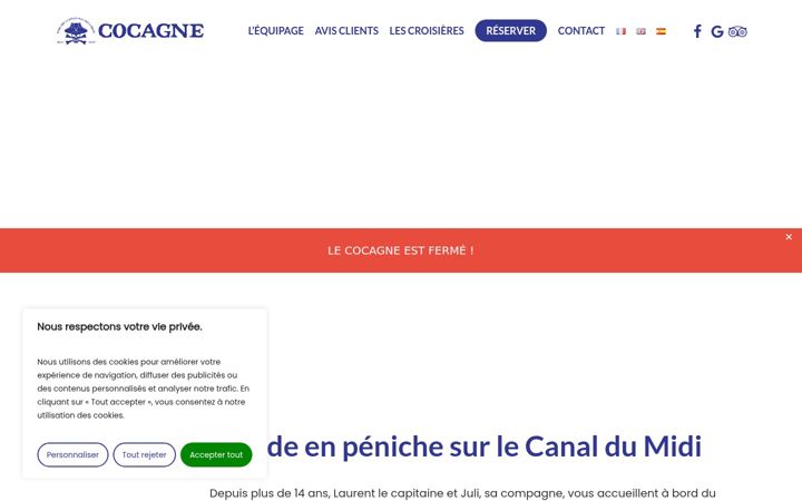 Screenshot of bateaucocagne.fr