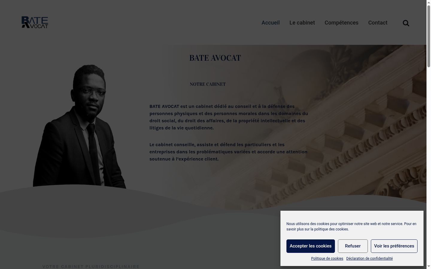 Screenshot tal-banner tal-kunsens muri qabel kwalunkwe interazzjoni