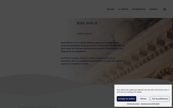 Screenshot of bateavocat.com