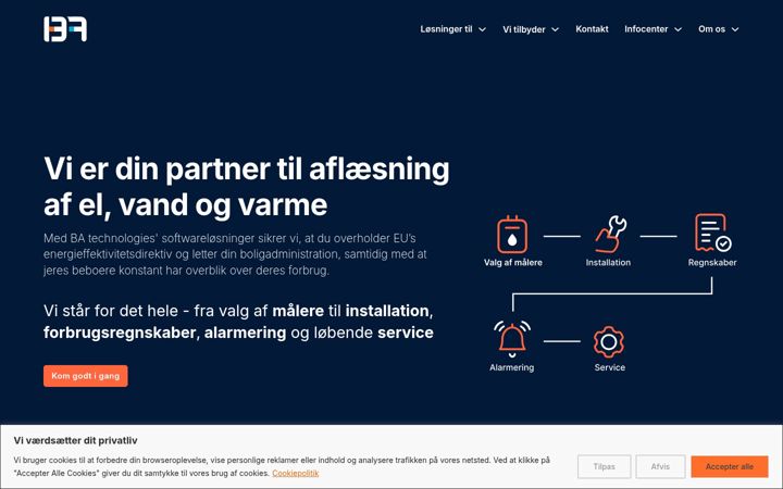 Screenshot of batechnic.dk