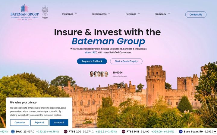 Zrzut ekranu bateman-group.co.uk