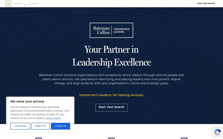 Screenshot of batemancollins.com