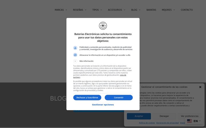 Screenshot του bateriaselectronicas.org