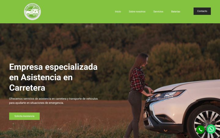 Screenshot of bateriasyasistencia.com