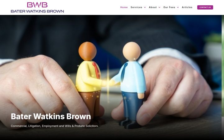 Screenshot of baterlaw.com