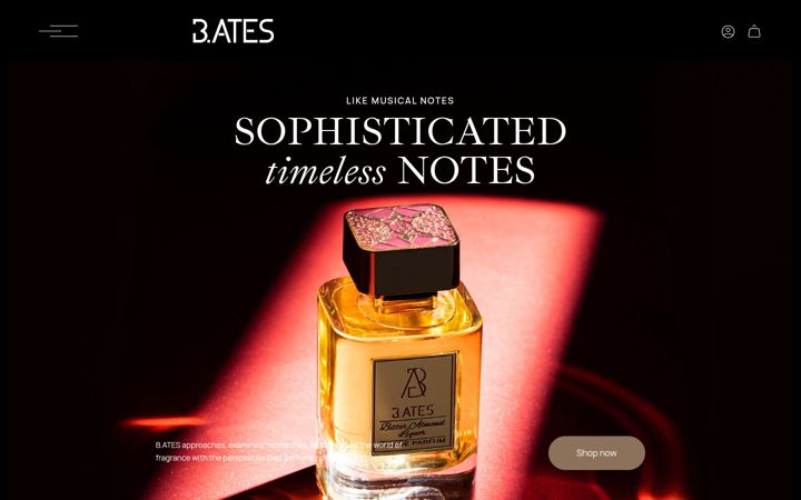 Screenshot of batesperfume.com