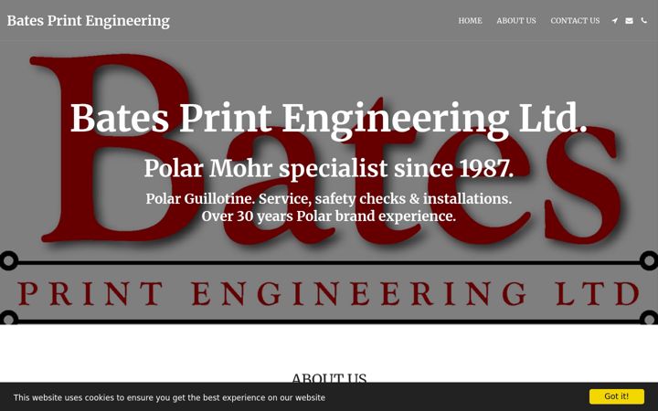 Screenshot of batesprintengineering.com