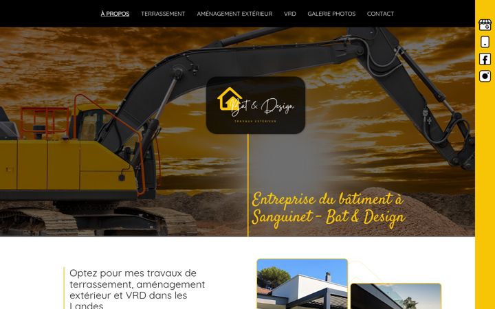 Screenshot of batetdesign.fr