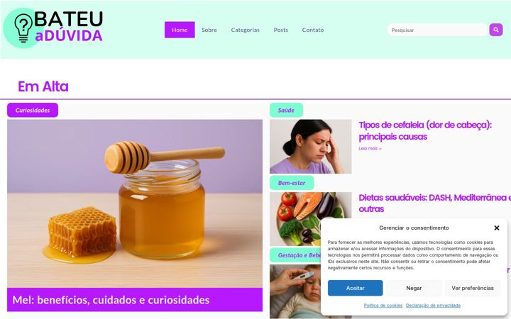Screenshot of bateuaduvida.com.br