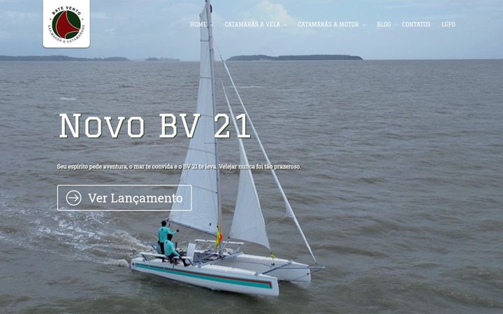 Screenshot van batevento.com.br