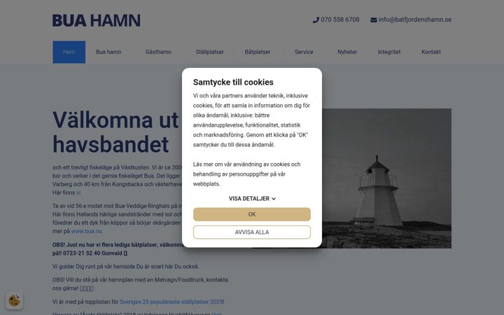 Screenshot of batfjordenshamn.se
