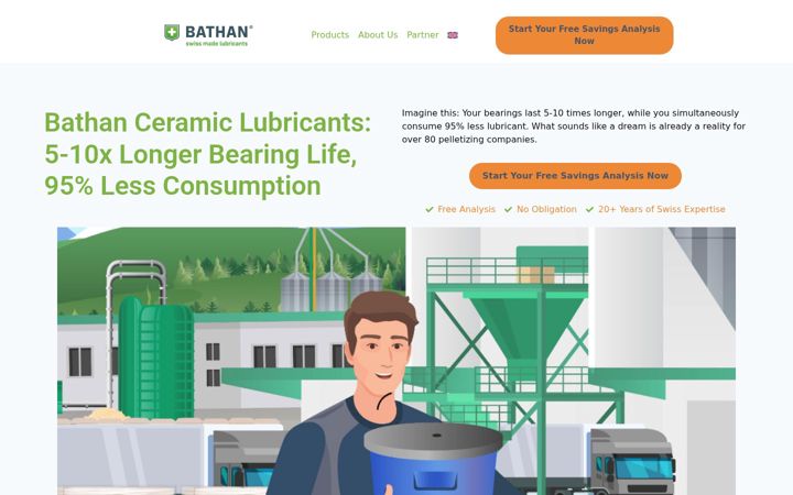 Screenshot of bathan.ch