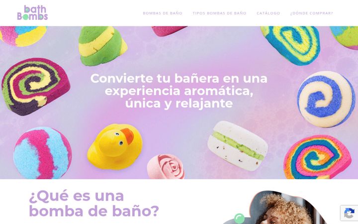 Screenshot of bathbomb.es