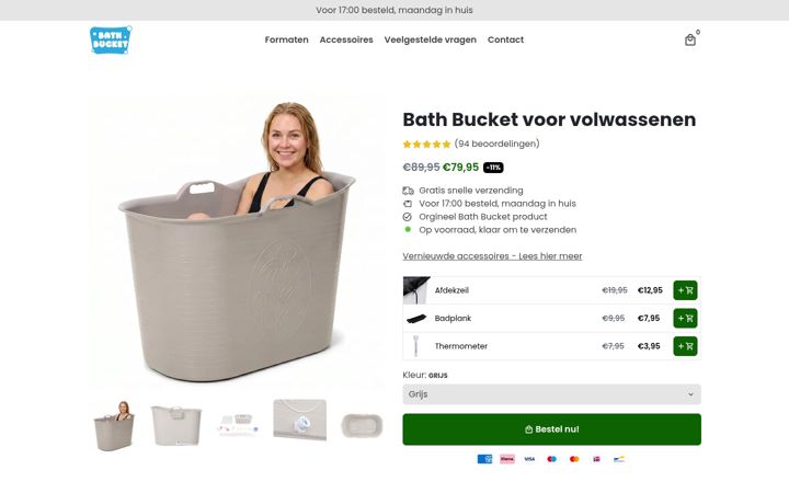 Screenshot of bathbucket.nl