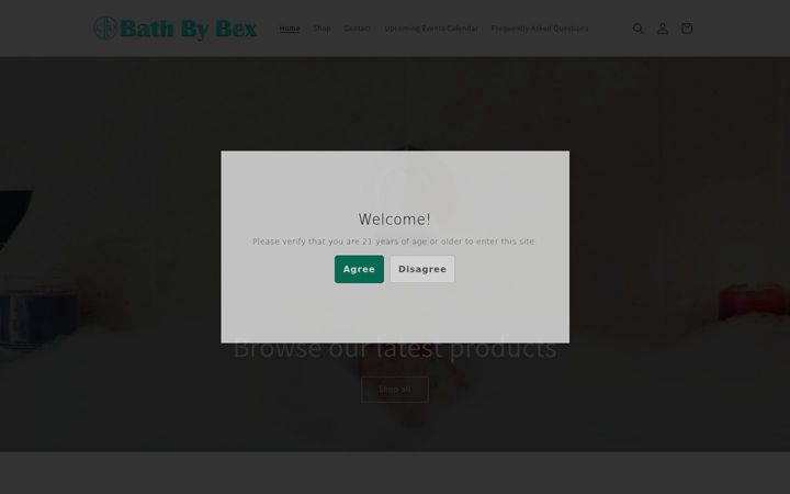 Screenshot of bathbybex.com