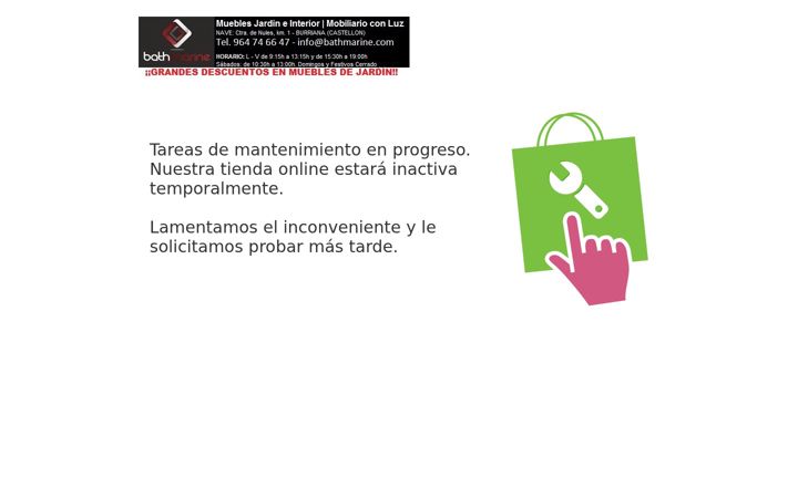 Screenshot of bathmarine.es