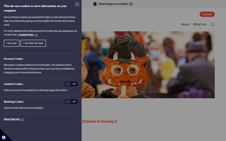 Screenshot of bathmuseumsweek.co.uk