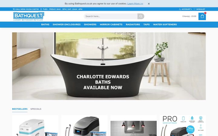Screenshot of bathquest.co.uk
