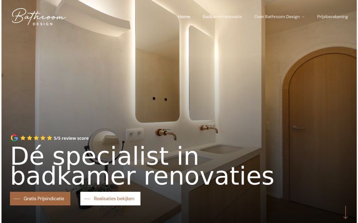 Screenshot of bathroomdesign.be